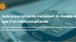 diabète de type II, juste prescription du traitement, médecine gé