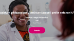 Assistant pédagogique / Assistant accueil petite enfance H/F