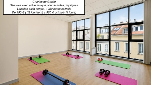 Salle 25 m2 AP.jpg 5 Salles de 10 m2 à 25 m2 à louer CENTRE VILLE NOGENT SUR MARNE