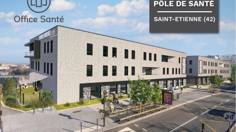 Pôle de santé à Saint Etienne- Cabinets de 25 à 400m²