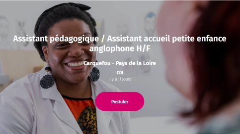 Assistant pédagogique / accueil petite enfance anglophone H/F