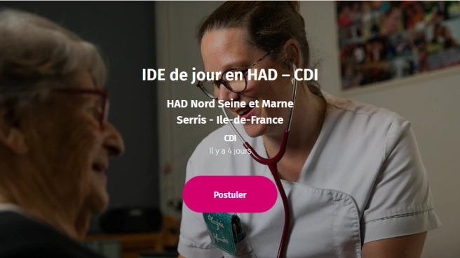 IDE de jour en HAD – CDI