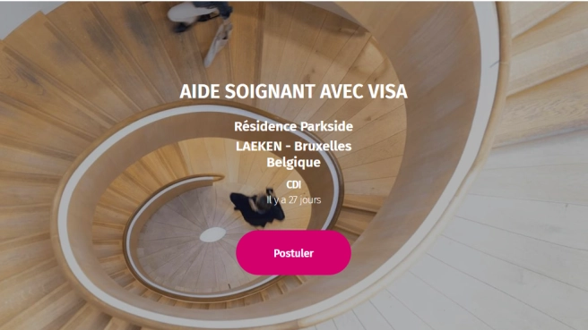 AIDE SOIGNANT AVEC VISA