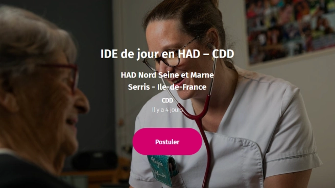 IDE de jour en HAD – CDD