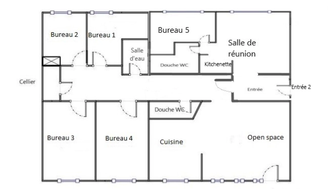 Bureaux Garibaldi, idéal cabinet médical paramédical dentaire